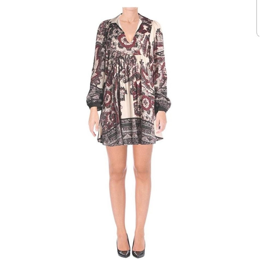 Free People Ivory Comb Dress